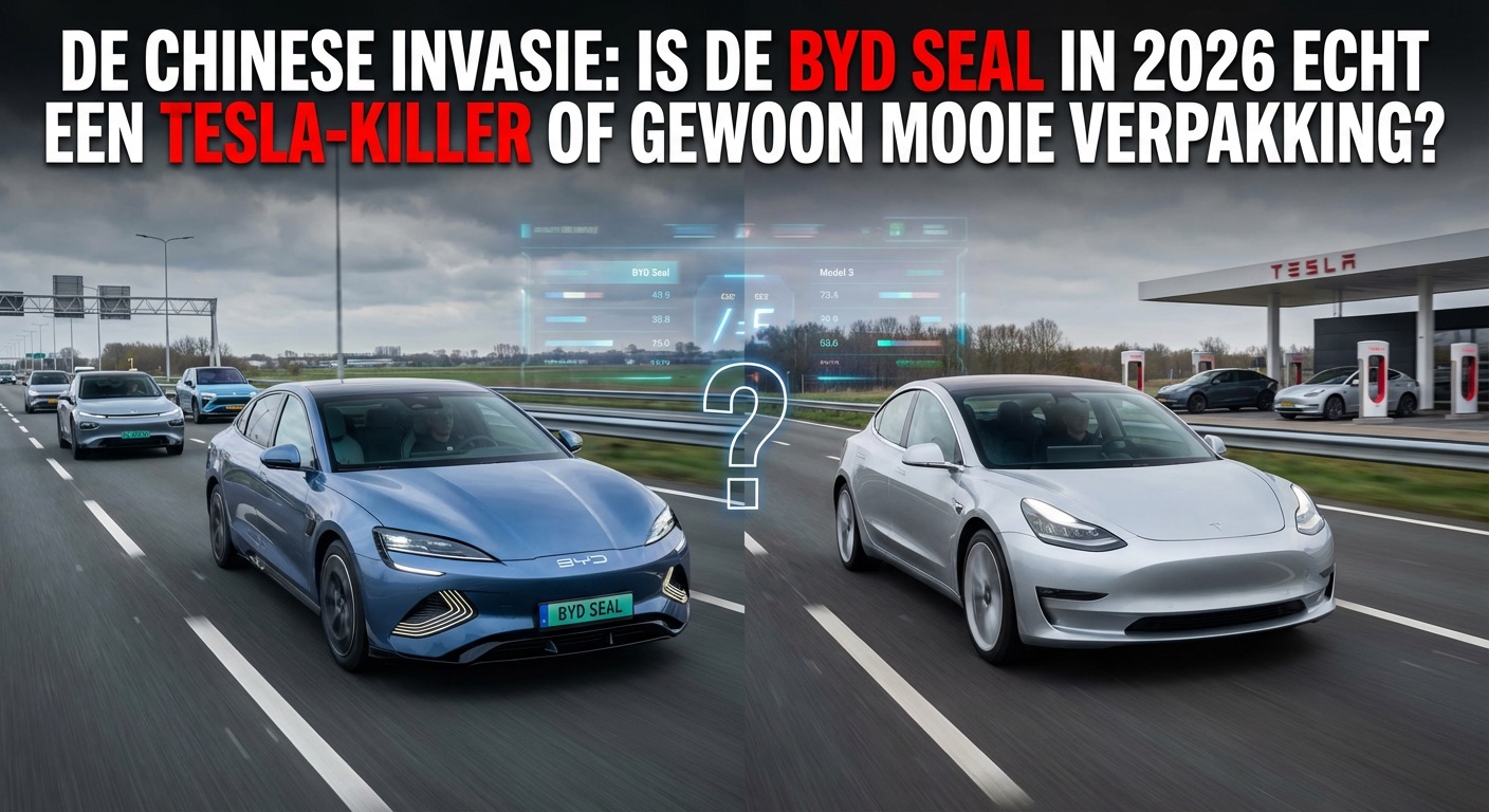 Vergelijking tussen de BYD Seal en Tesla Model 3